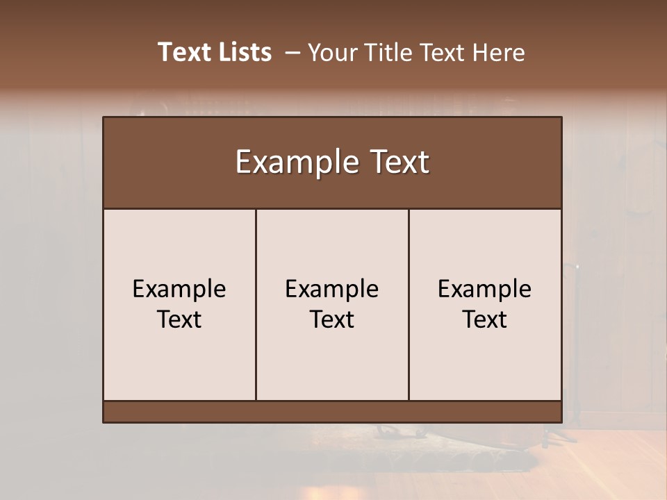 Stone Fireplace With Books On The Mantel And The Fire Blazing Inside With Natural Light PowerPoint Template