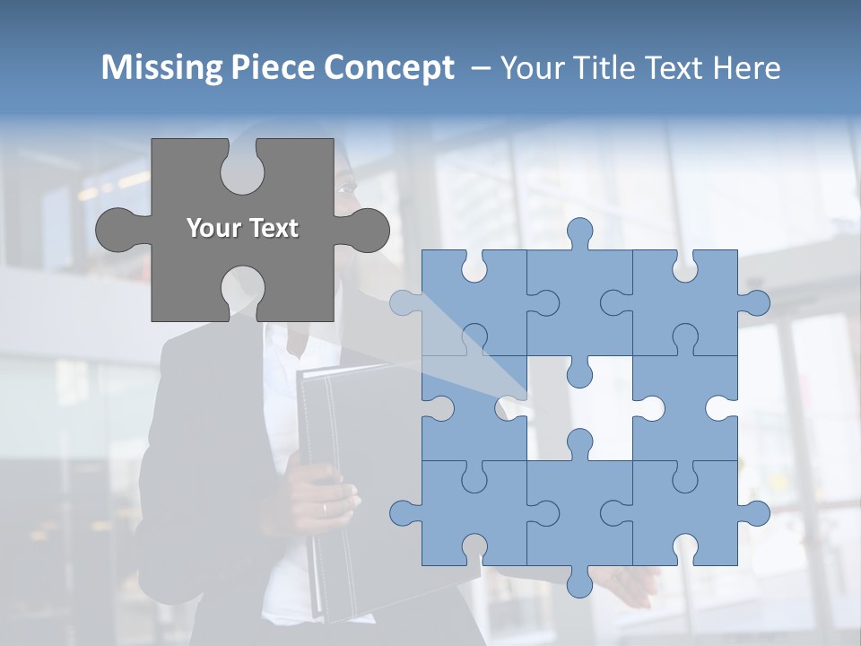 A Pretty African American Business Woman Offering A Handshake PowerPoint Template