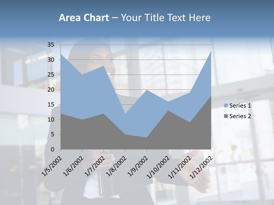 A Pretty African American Business Woman Offering A Handshake PowerPoint Template
