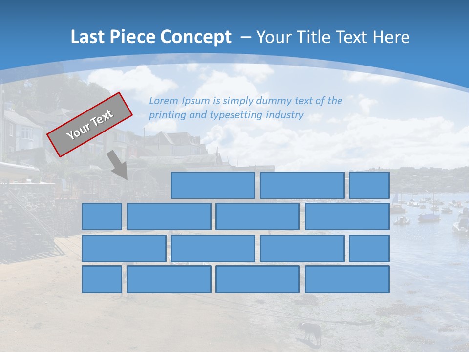 The Estuary Of The River Fowey Town Of Fowey South Cornish Coast Cornwall England Uk PowerPoint Template
