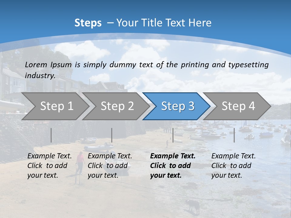 The Estuary Of The River Fowey Town Of Fowey South Cornish Coast Cornwall England Uk PowerPoint Template