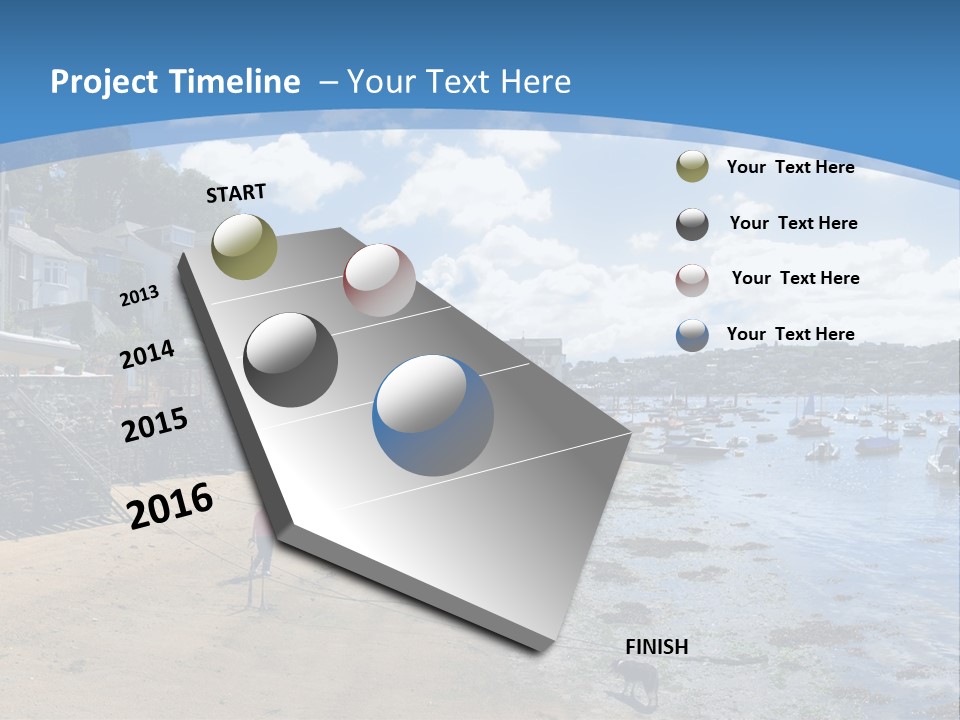 The Estuary Of The River Fowey Town Of Fowey South Cornish Coast Cornwall England Uk PowerPoint Template