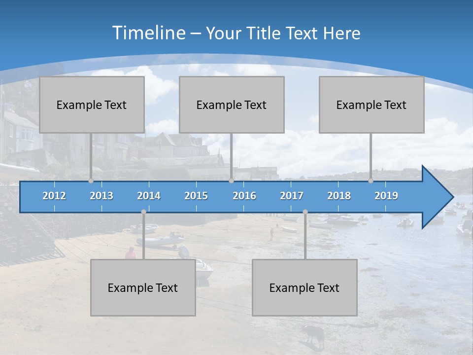 The Estuary Of The River Fowey Town Of Fowey South Cornish Coast Cornwall England Uk PowerPoint Template