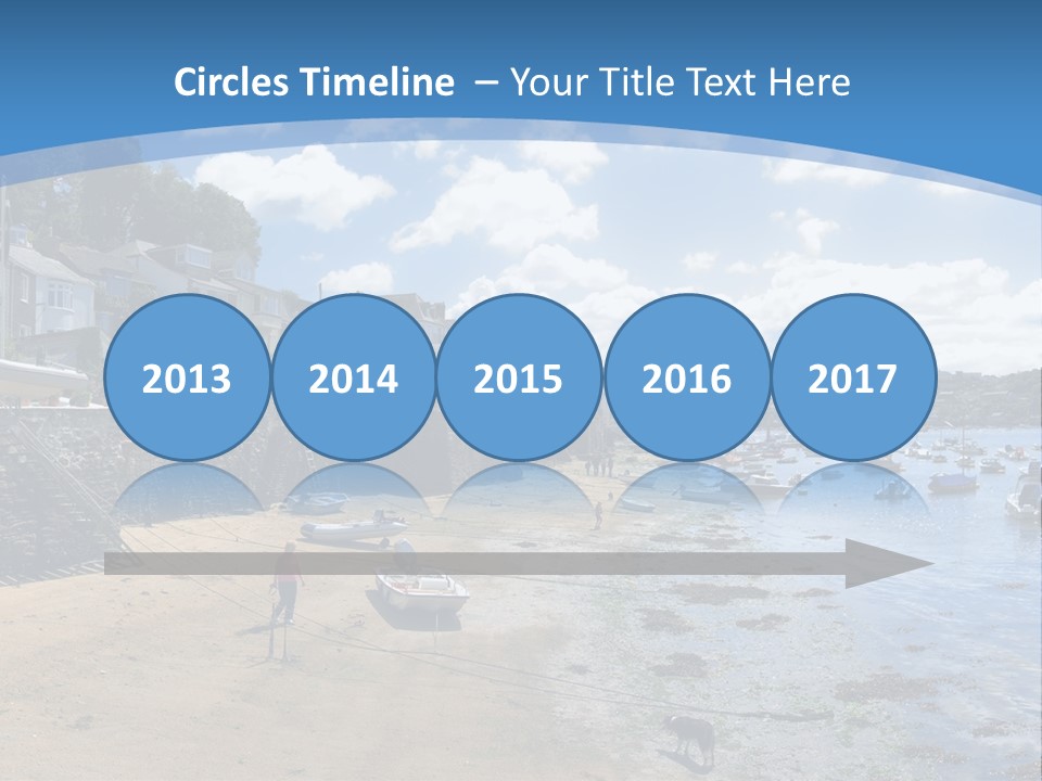 The Estuary Of The River Fowey Town Of Fowey South Cornish Coast Cornwall England Uk PowerPoint Template