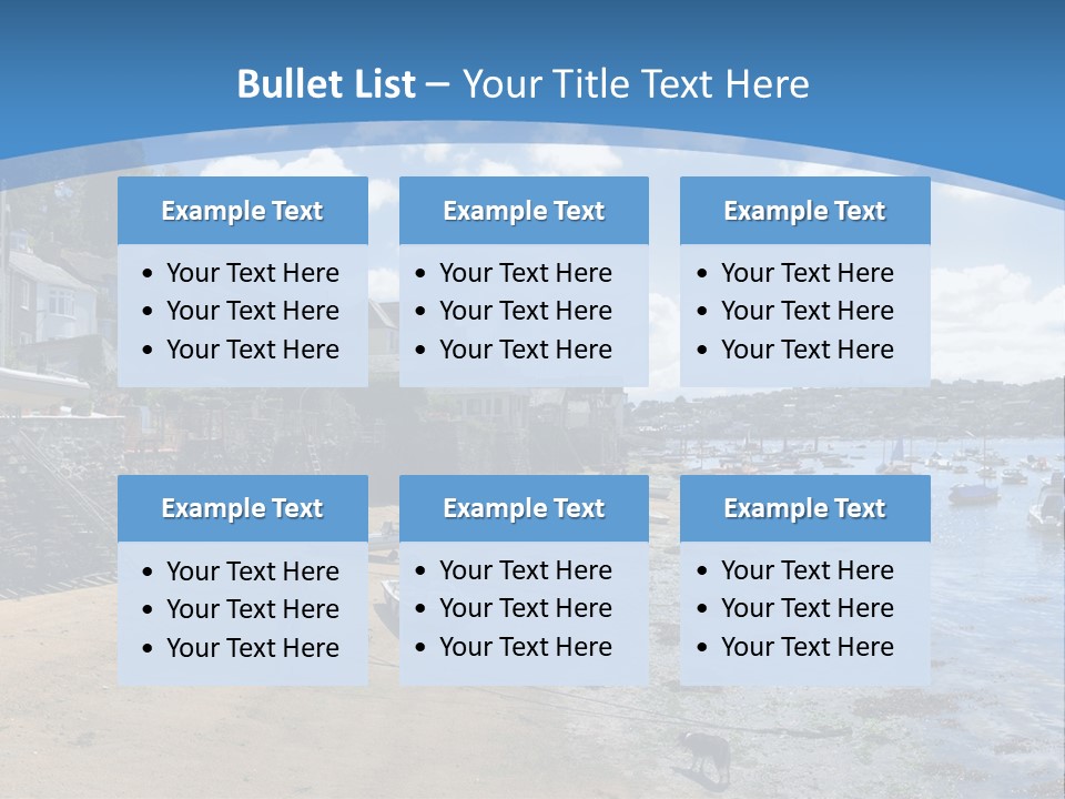The Estuary Of The River Fowey Town Of Fowey South Cornish Coast Cornwall England Uk PowerPoint Template