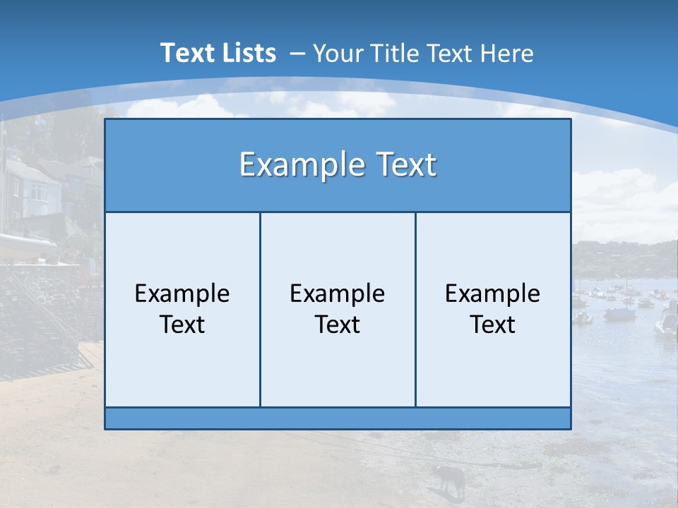The Estuary Of The River Fowey Town Of Fowey South Cornish Coast Cornwall England Uk PowerPoint Template