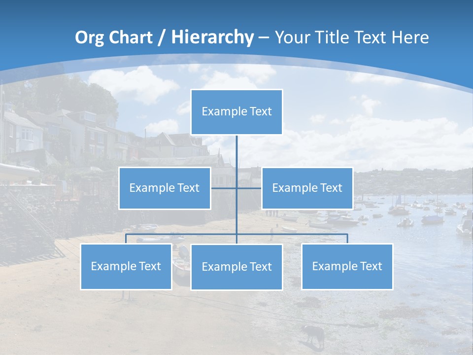 The Estuary Of The River Fowey Town Of Fowey South Cornish Coast Cornwall England Uk PowerPoint Template