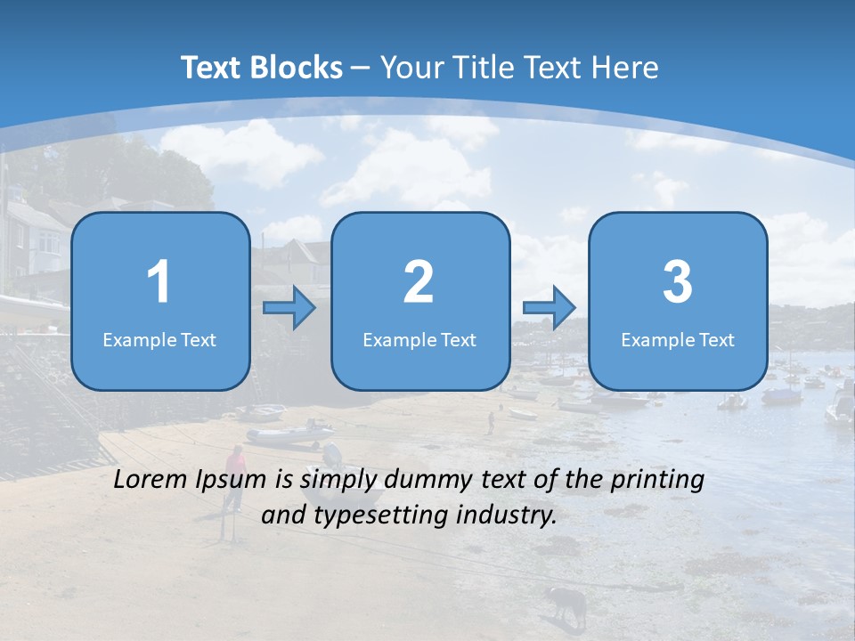 The Estuary Of The River Fowey Town Of Fowey South Cornish Coast Cornwall England Uk PowerPoint Template