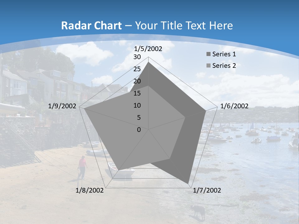 The Estuary Of The River Fowey Town Of Fowey South Cornish Coast Cornwall England Uk PowerPoint Template