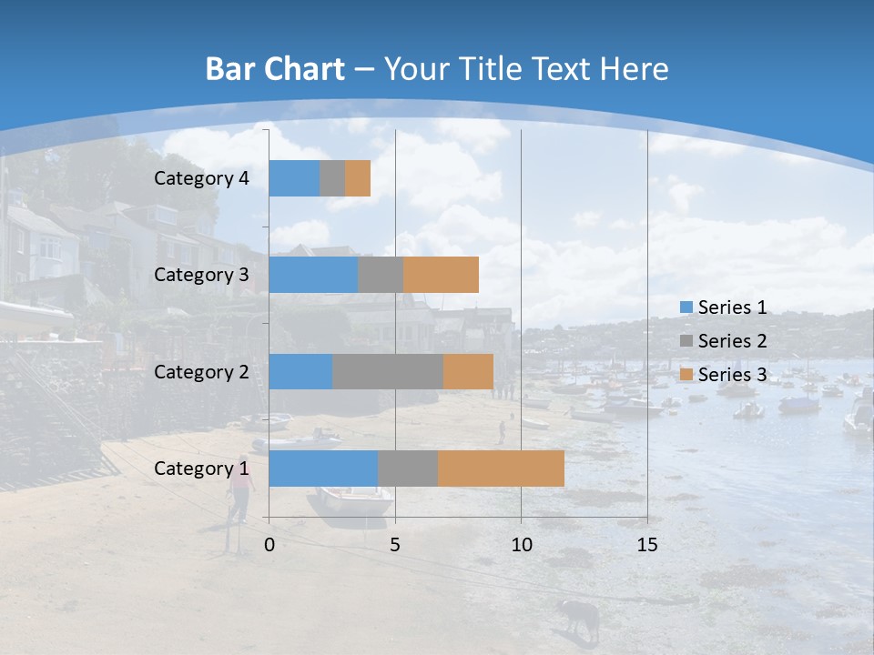 The Estuary Of The River Fowey Town Of Fowey South Cornish Coast Cornwall England Uk PowerPoint Template