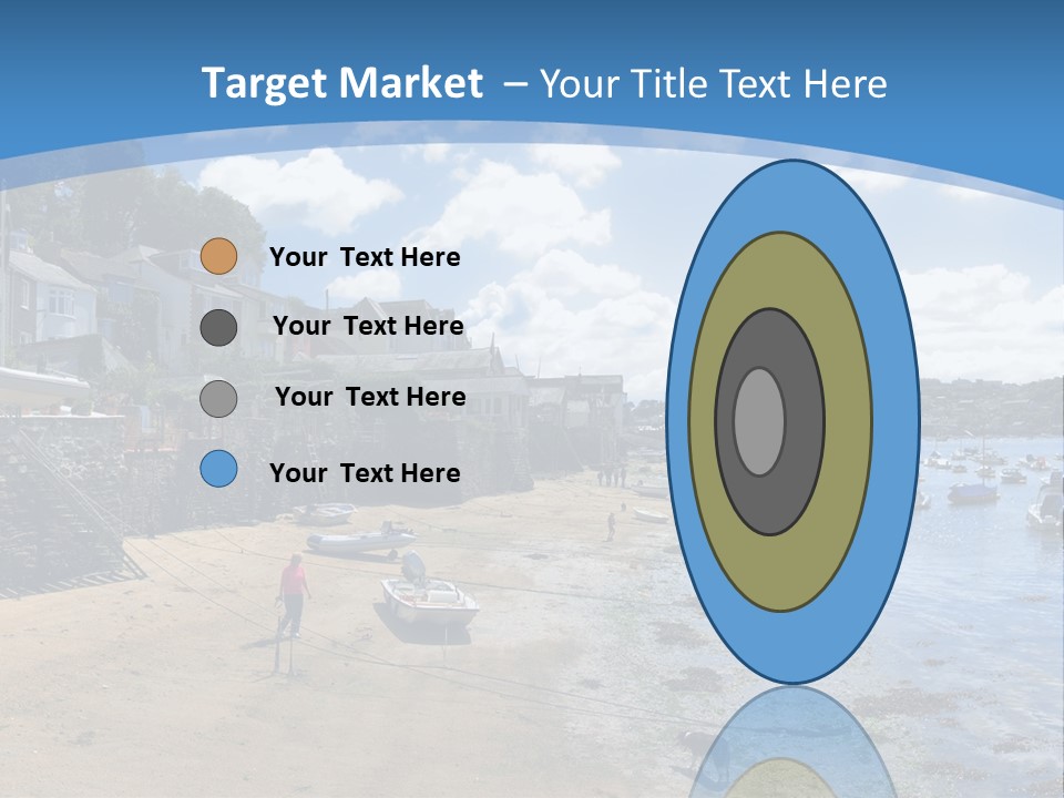 The Estuary Of The River Fowey Town Of Fowey South Cornish Coast Cornwall England Uk PowerPoint Template