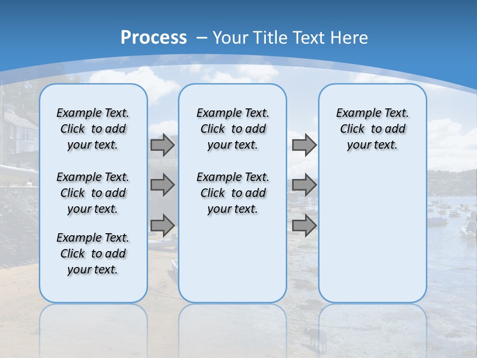 The Estuary Of The River Fowey Town Of Fowey South Cornish Coast Cornwall England Uk PowerPoint Template