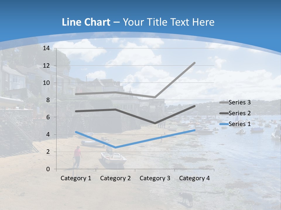 The Estuary Of The River Fowey Town Of Fowey South Cornish Coast Cornwall England Uk PowerPoint Template