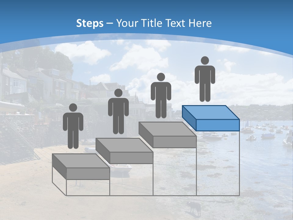 The Estuary Of The River Fowey Town Of Fowey South Cornish Coast Cornwall England Uk PowerPoint Template