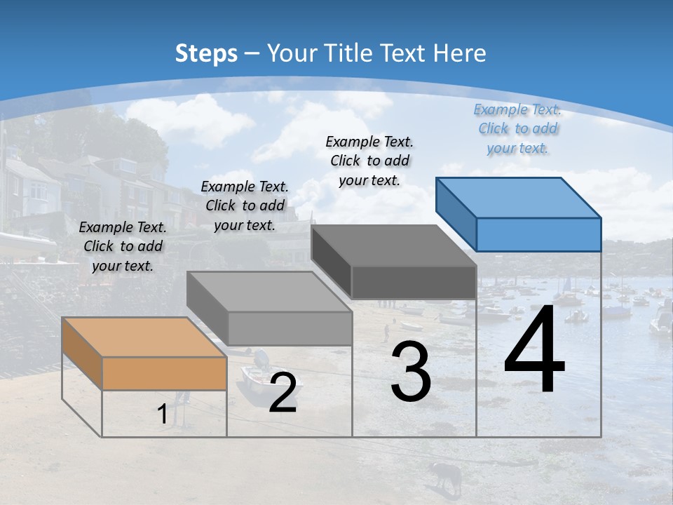 The Estuary Of The River Fowey Town Of Fowey South Cornish Coast Cornwall England Uk PowerPoint Template