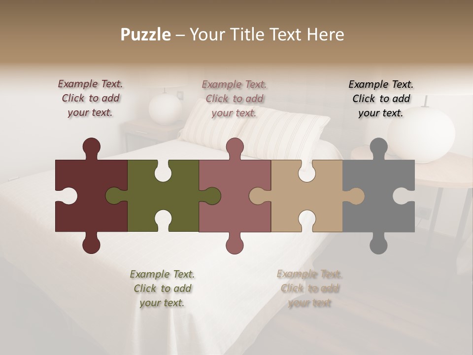 Bedroom Perspective PowerPoint Template