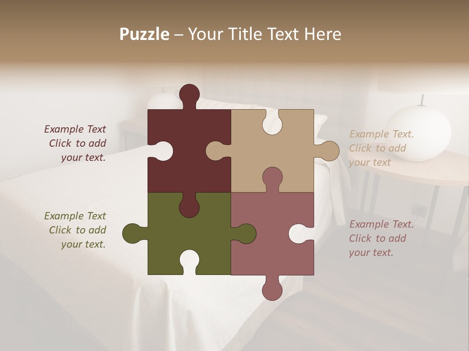 Bedroom Perspective PowerPoint Template