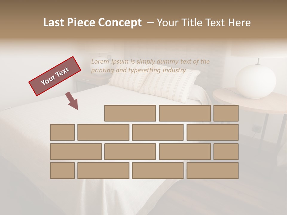 Bedroom Perspective PowerPoint Template