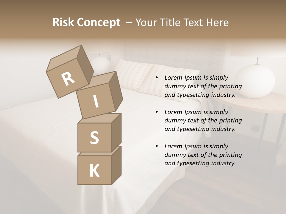 Bedroom Perspective PowerPoint Template