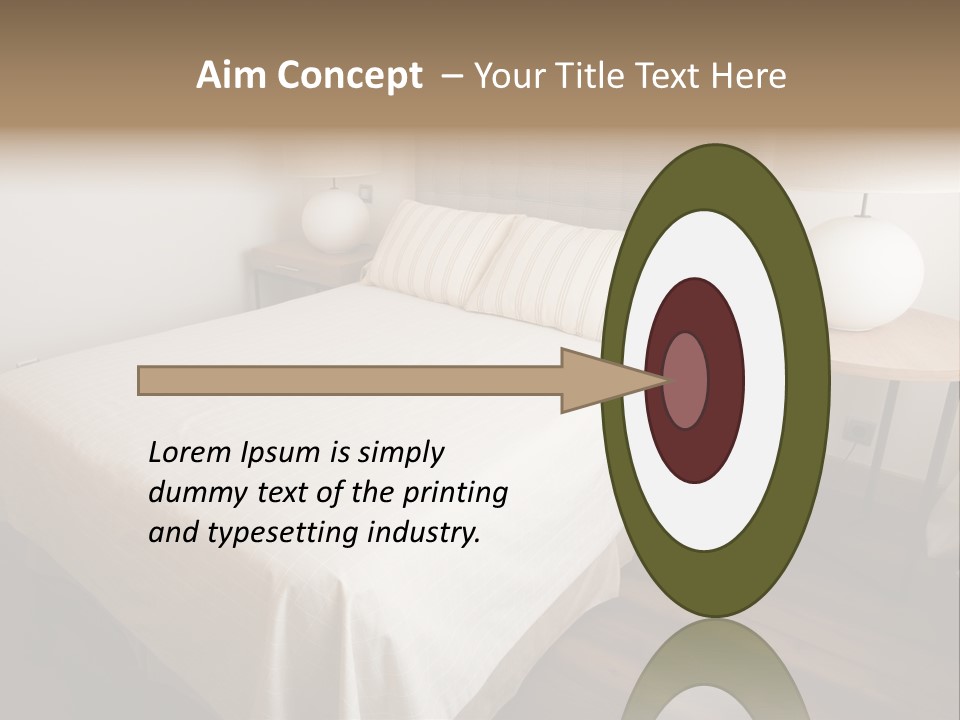 Bedroom Perspective PowerPoint Template