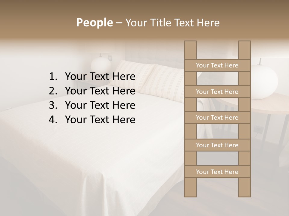 Bedroom Perspective PowerPoint Template