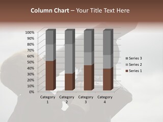 Boy Looking Into The Sky Through A Telescope. PowerPoint Template