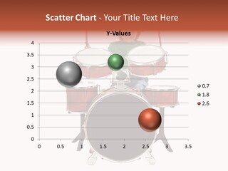 A Young Boy Sitting Behind A Drum Set PowerPoint Template