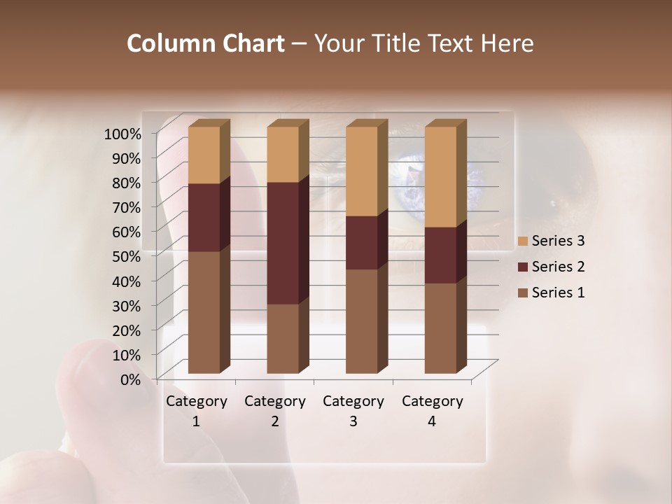 A Finger Print Being Compared To An Iris Scan. PowerPoint Template