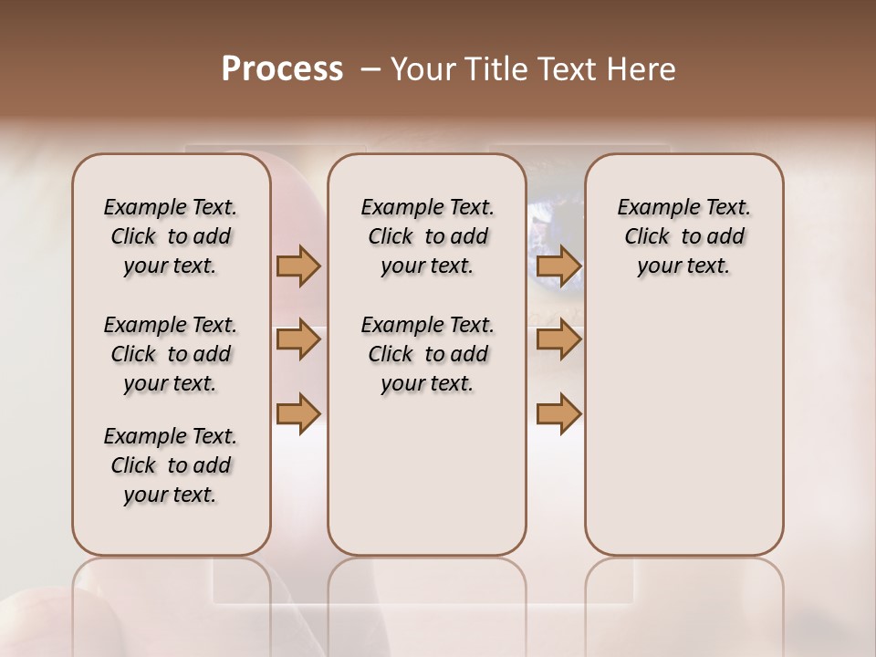 A Finger Print Being Compared To An Iris Scan. PowerPoint Template