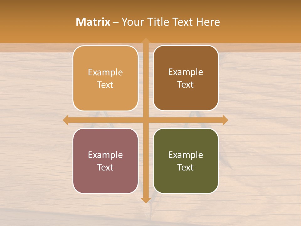 Star Of David, Carved In Wood. PowerPoint Template