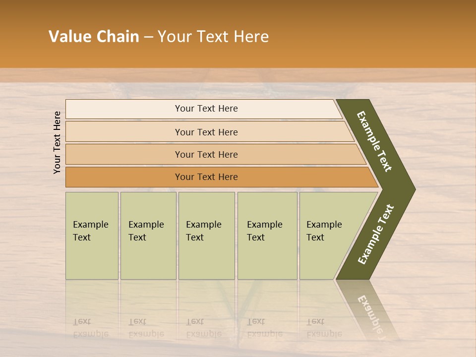 Star Of David, Carved In Wood. PowerPoint Template