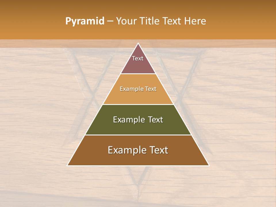 Star Of David, Carved In Wood. PowerPoint Template