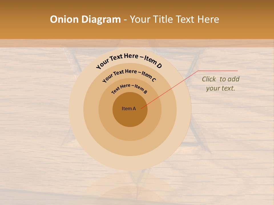 Star Of David, Carved In Wood. PowerPoint Template