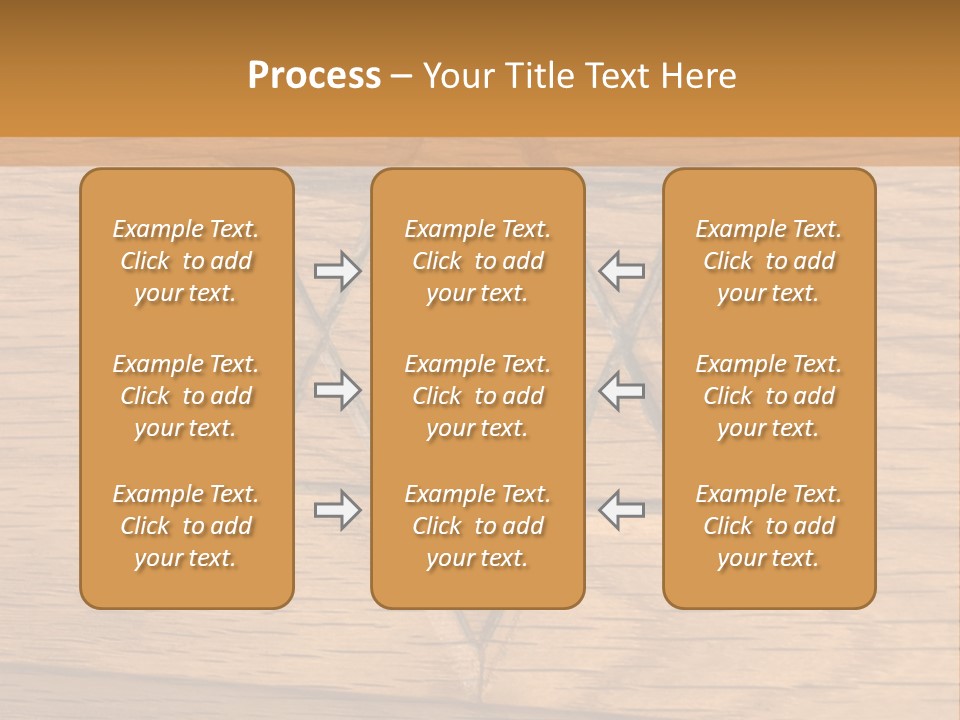 Star Of David, Carved In Wood. PowerPoint Template