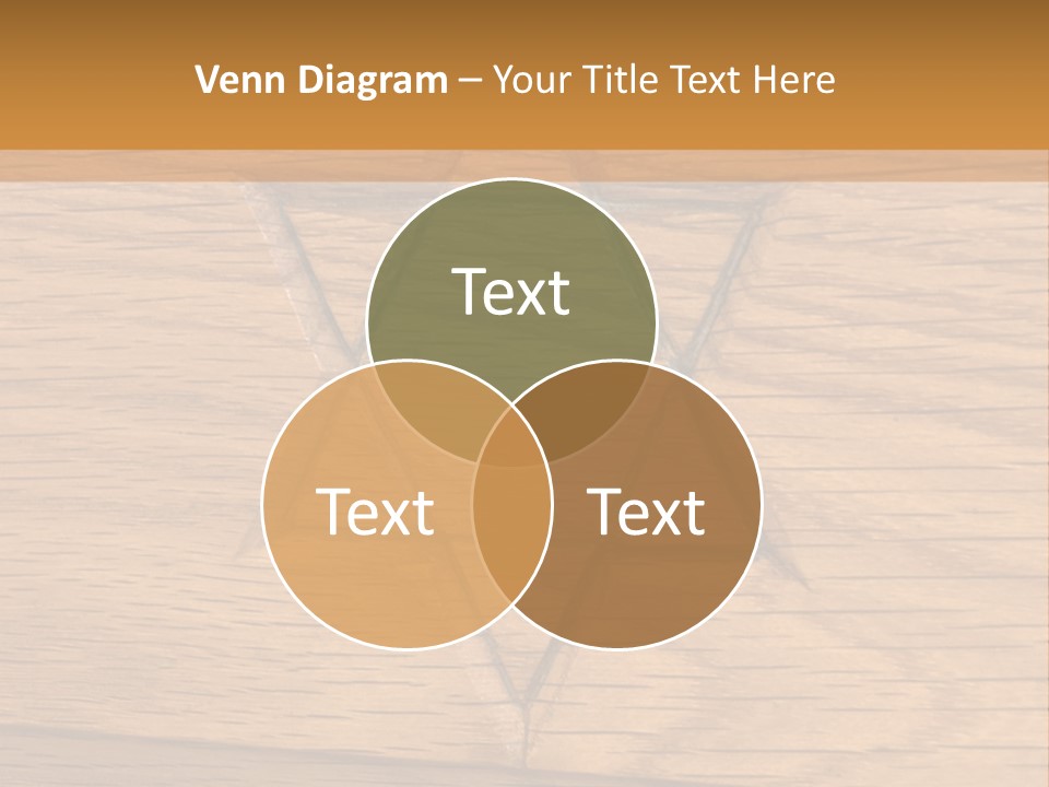 Star Of David, Carved In Wood. PowerPoint Template