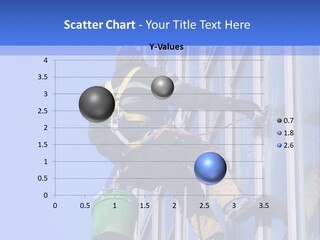 Washing Windows In Downtown Chicago. PowerPoint Template