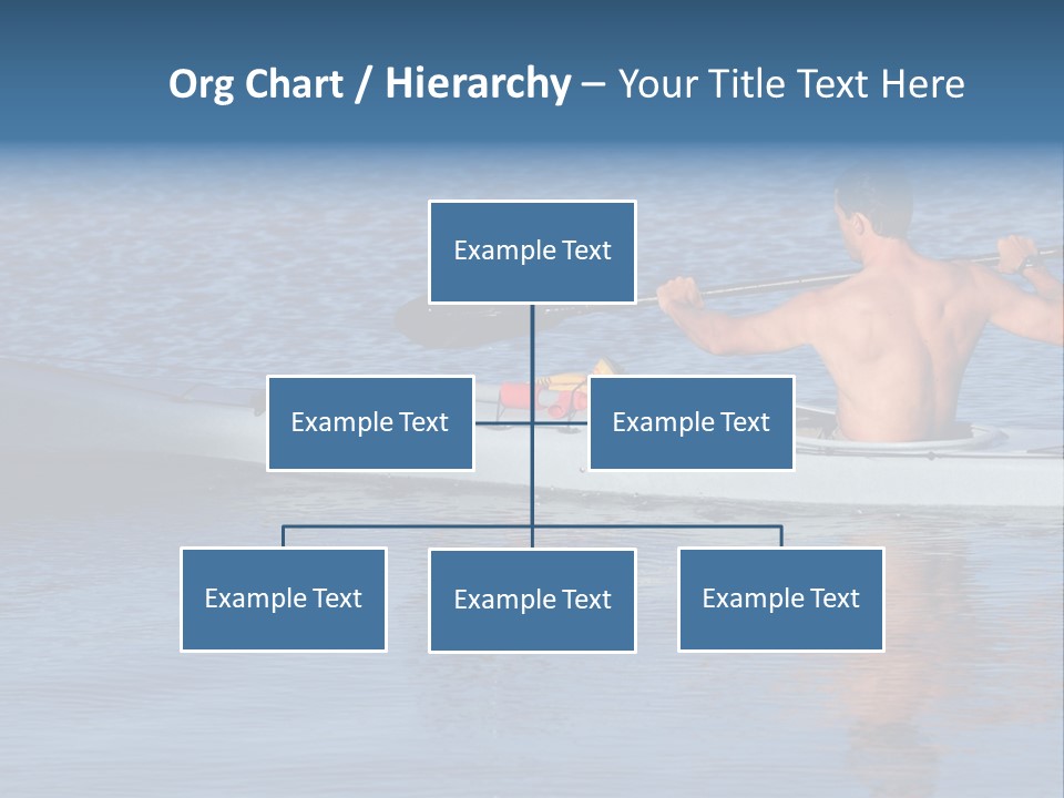 An Athletic Young Male Kayaker With Bare Upper Body Is Paddling Off Into Calm Blue Waters Of Mission Bay, San Diego, California. PowerPoint Template