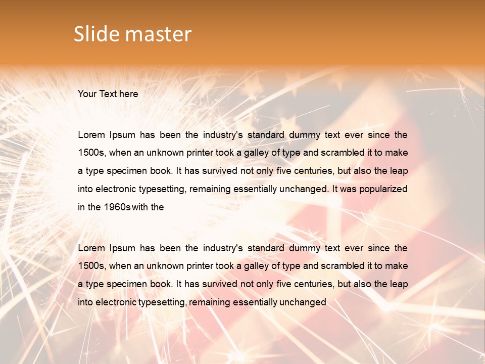 Fire Works - Celebration PowerPoint Template