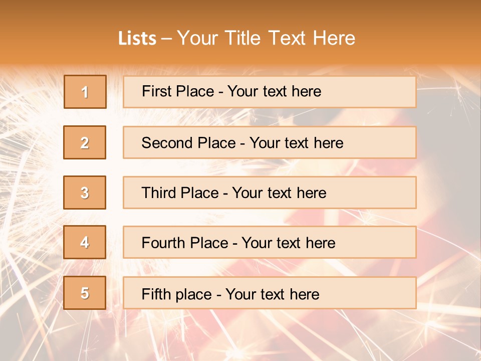 Fire Works - Celebration PowerPoint Template