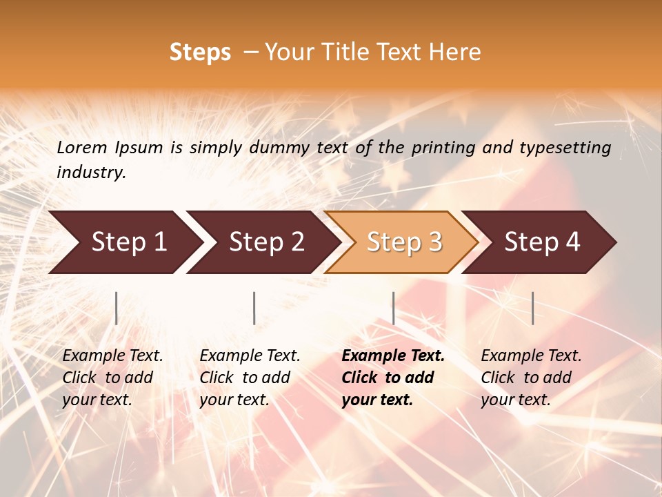 Fire Works - Celebration PowerPoint Template