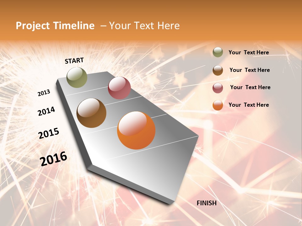 Fire Works - Celebration PowerPoint Template