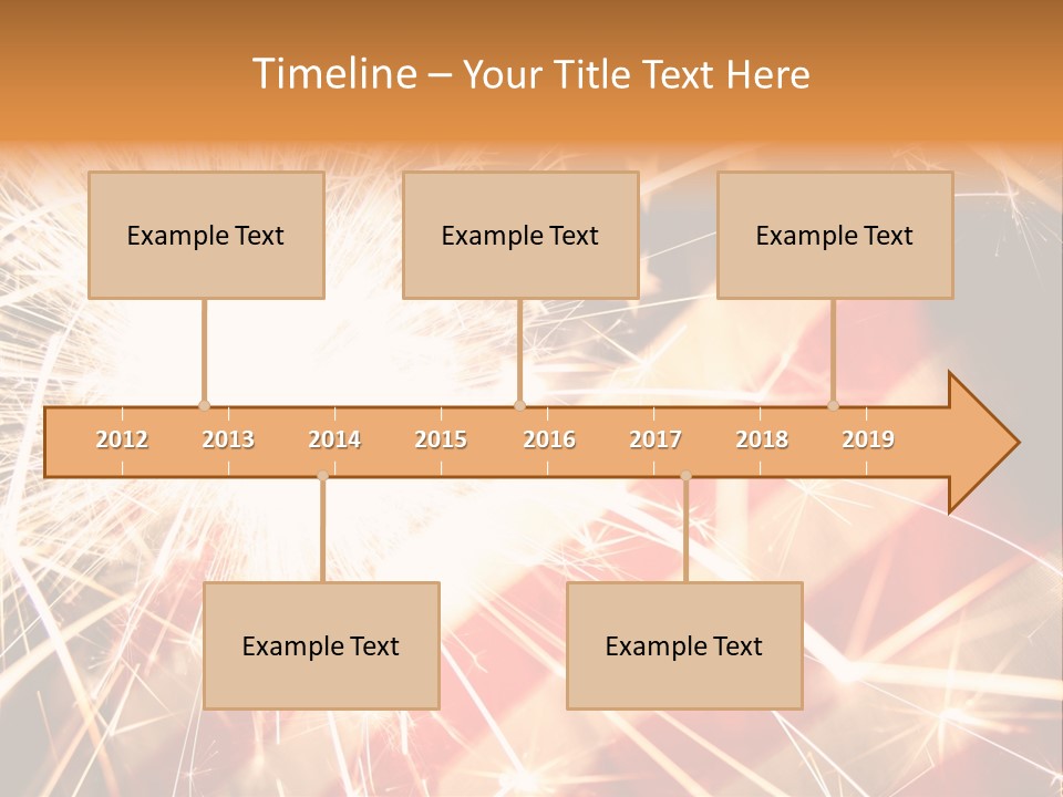 Fire Works - Celebration PowerPoint Template