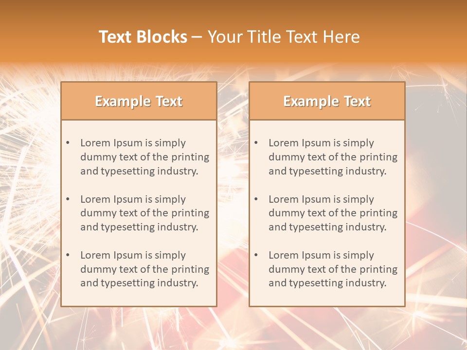 Fire Works - Celebration PowerPoint Template