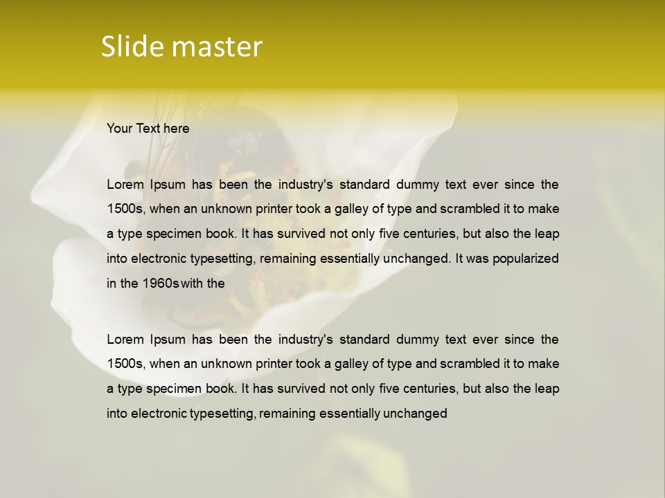 Strawberry Pollen PowerPoint Template