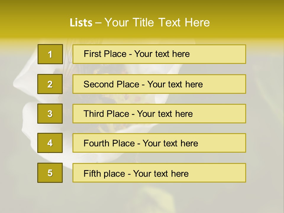 Strawberry Pollen PowerPoint Template