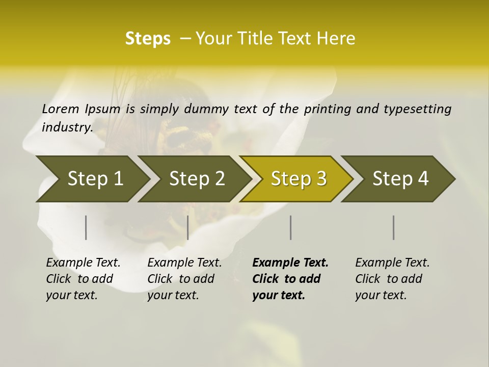 Strawberry Pollen PowerPoint Template