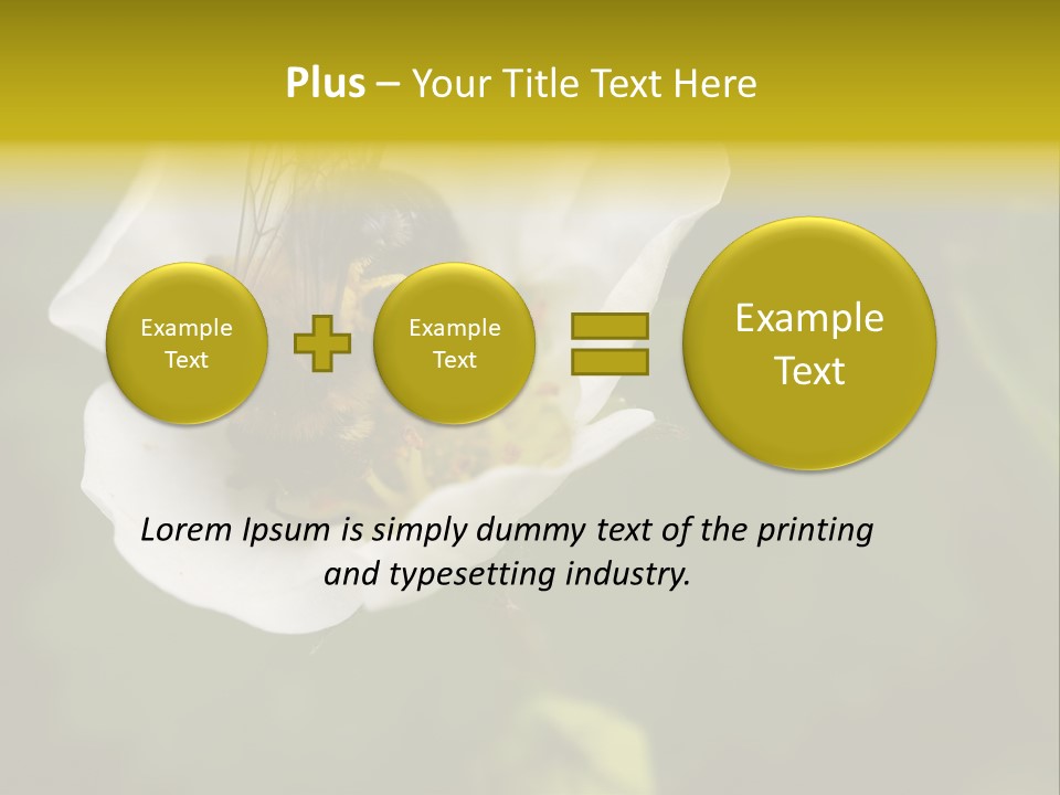 Strawberry Pollen PowerPoint Template