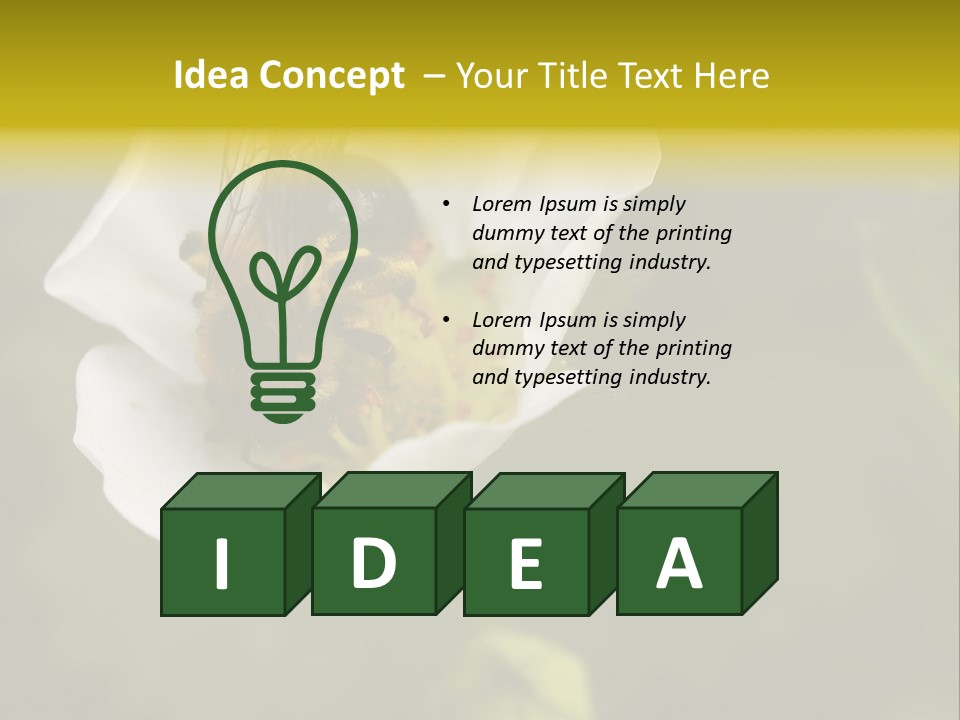 Strawberry Pollen PowerPoint Template