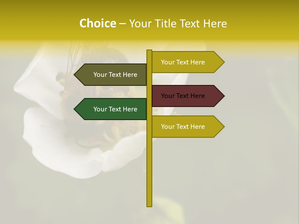 Strawberry Pollen PowerPoint Template