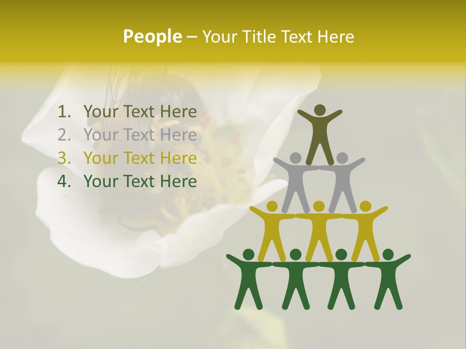 Strawberry Pollen PowerPoint Template